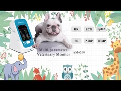 Plastic Multi Parameter Veterinary Patient Monitor For Small Animal