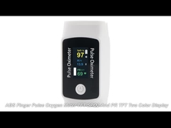 White Finger Tip Pulse Oximeter TFT LCD Screen