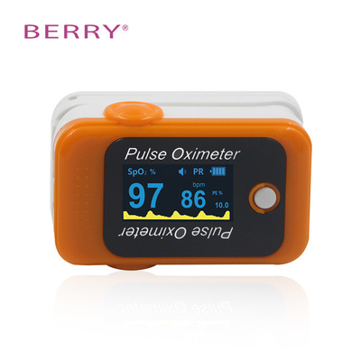 Waveform PI Finger Probe Pulse Oximeter Blood Testing Equipments