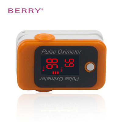 LED Fingertip Pulse Oximeter Vertical Screen Red Display