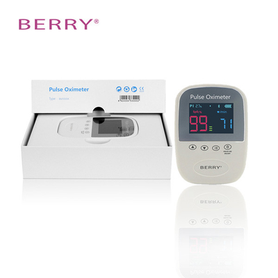 Safety Battery Lock Hand Held Pulse Oximeter With Spo2 Probe Sensor