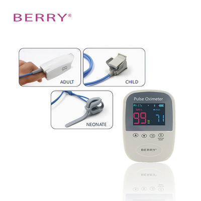 Handheld bluetooth Spo2 measurement  and Pulse Rate Pulseoximeter Pulse Finger Oximetro Portable Oximeters