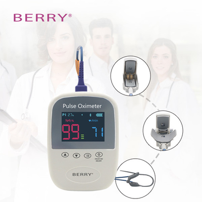Handheld bluetooth Spo2 measurement  and Pulse Rate Pulseoximeter Pulse Finger Oximetro Portable Oximeters