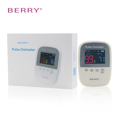 Hand Held Oxymetre Professionnel Fingertip Pulse Oxi Meter Wholesale Medical Spo2 New China Ce Purple Electricity 2 Year
