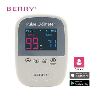 Handheld bluetooth Spo2 measurement  and Pulse Rate Pulseoximeter Pulse Finger Oximetro Portable Oximeters