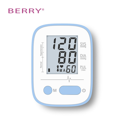 LED Electronic Digital Blood Pressure Meter Home Use Portable Sphygmomanometer