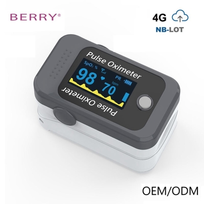 Accurate LED Display 4G Fingertip Oximeter With APP 1.5V