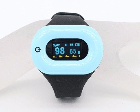 Handy Heart Rate Meter Home Medical Pediatric Sleep Apnea Monitoring Oximeter