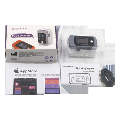 Fingertip Type Blood Oxygen Saturation Monitor OLED Display Quickly Test