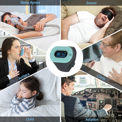 Waist Wearable Pulse Oximeter Plastic Blood Testing Equipments