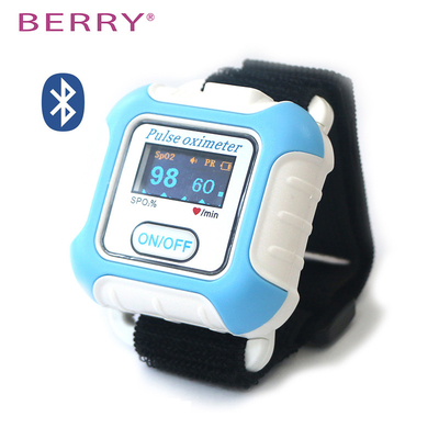 Spo2 And Heart Rate Bluetooth Free App Sleep Apnea Monitor With Audible Alarm