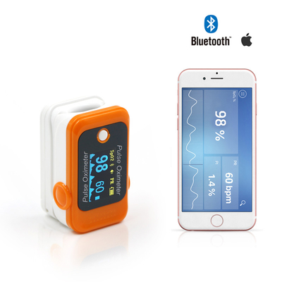 Battery Fingertip Pulse Oximeter Pulse Blood Oxygen Monitor 25 - 250BPM