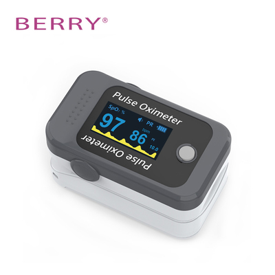 Dual Color OLED Display Fingertip Pulse Oximeter Temperature 5℃-40℃