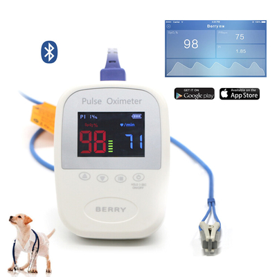 LCD Display Veterinary Pulse Oximeter SpO2 PR For Animal