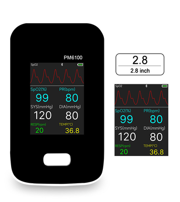 Bluetooth electric Multi Parameter NIBP,ECG,SPO2 Patient Monitor Lithium Battery