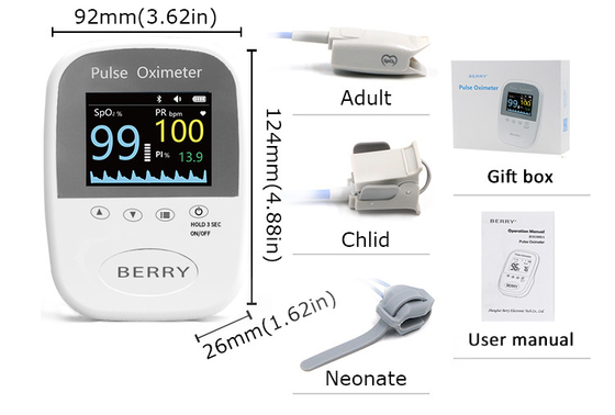 0.25kg Portable Blood Oxygen Meter With USB Interface