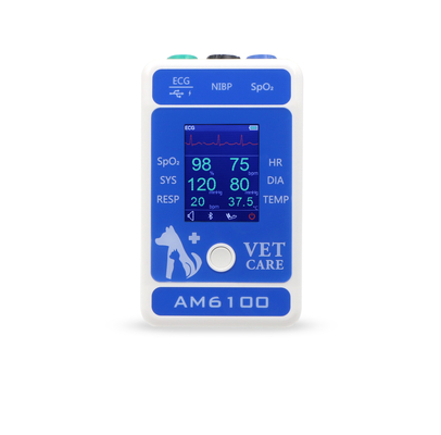 Lithium Battery Wireless Veterinary Patient Monitor With 10 Hours Battery Life