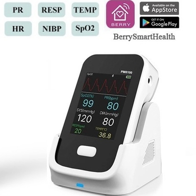 Multi Parameter Patient Assessor With Bluetooth Data Transfer Li Battery Power Supply