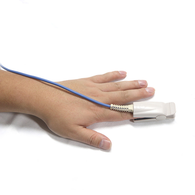 Wide Operating Temperature Blood Oxygen Sensor Class II Instrument Adult Finger Soft