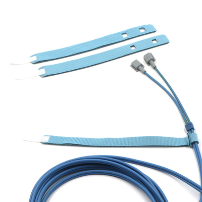 Dual Keyed Blue Foam SpO2 Sensor For 9pin Probes