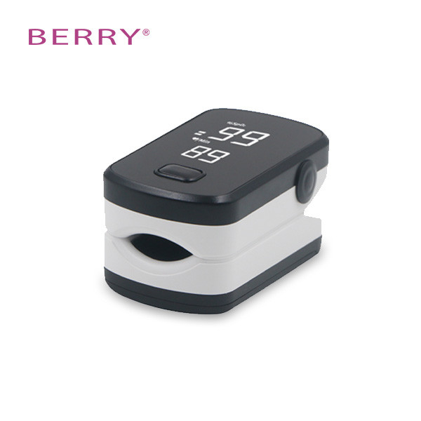 LED Display Digital Fingertip Oximeter Black Family Heathcare