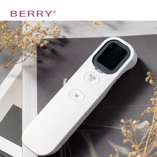 White Infrared Forehead Thermometer Newborn 32 Degree To 43  Degree
