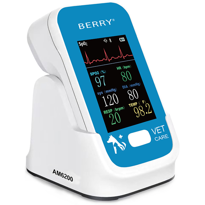 2.8 Inches Veterinary Patient Monitor With ECG One-Button Design For Easy Operation