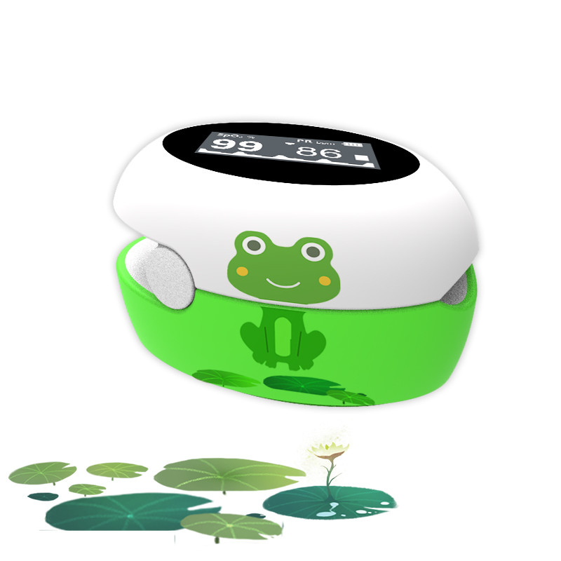 Rechargeable Oxygen Level Monitor for Kids with Spo2Heart Rate Long Battery Life