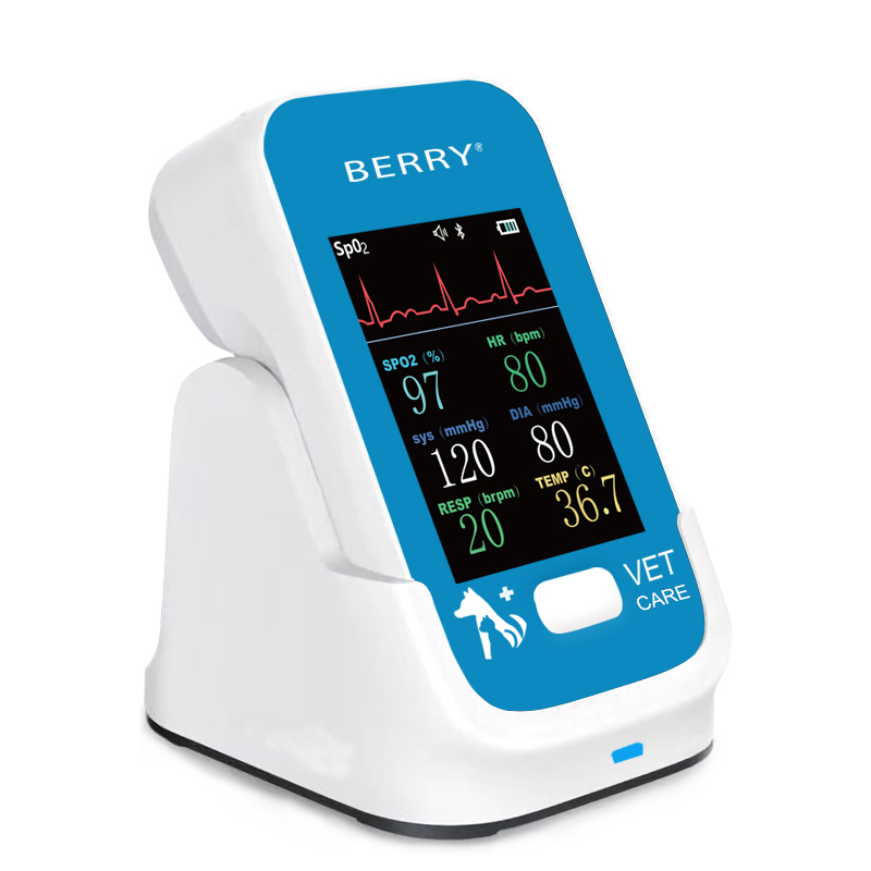 Temp Monitoring And Diagnosis Veterinary Patient Monitoring Device with TFT LCD Screen