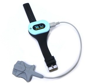 Portable  Wrist Pulse Oximeter With Low Voltage Alarm And PI Optional Function